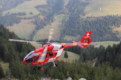 H145 in the air