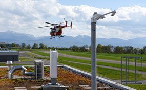 La base Rega de la Blécherette dispose désormais de sa propre station météorologique.