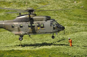 Hélicoptère de l'armée de l'air 