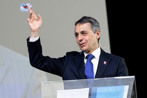 Rega celebrates its 70th anniversary in the presence of the President of the Swiss Confederation, Ignazio Cassis.