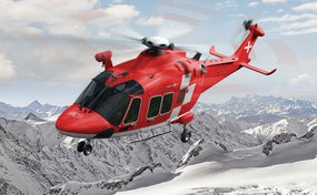 All-weather rescue helicopter AW169-FIPS (Photomontage AgustaWestland)