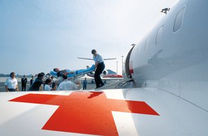 Boarding a patient in Thailand