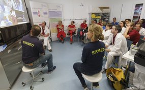 La Rega e SIRMED lavorano insieme da tempo. ©Ospedale Alta Engadina