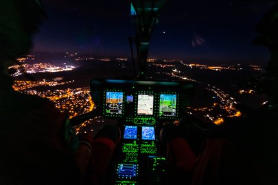 View from the cockpit