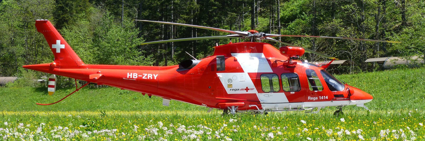 Rega-Helikopter vom Typ AgustaWestland Da Vinci (Symbolbild)