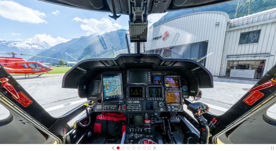 360-degree image of the AgustaWestland Da Vinci
