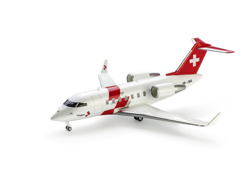 Jet Challenger 650, Modell im Massstab 1:100, zur vergrösserten Darstellung