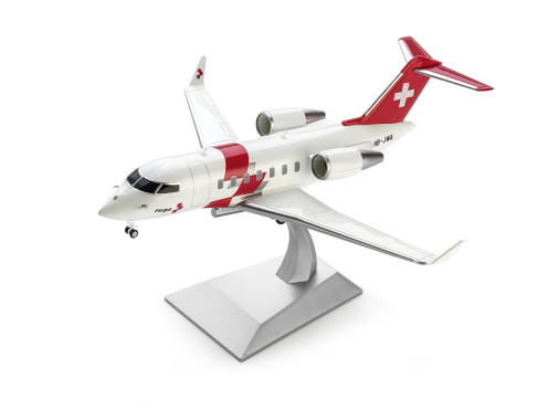 Jet Challenger 650, modello in scala 1:100, zur vergrösserten Darstellung